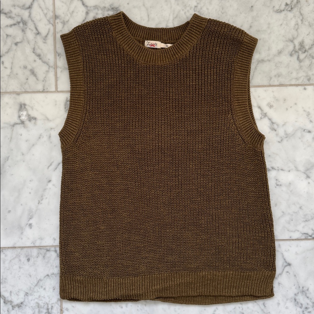Faherty Miramar Linen Sweater Tank